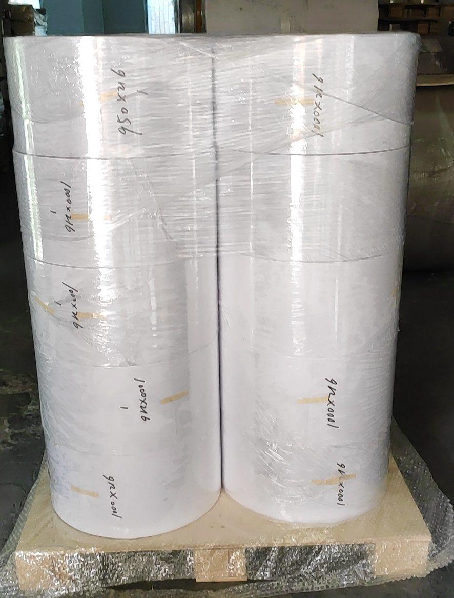 Customized Coated Self Adhesive Material Tire Adhesive Labelstock Paper Jumbo Roll