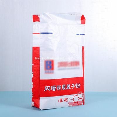 25kg 40kg 50kg PP Woven Valve Bag Ad Star Polypropylene Woven Cement Packaging Bag with Valve