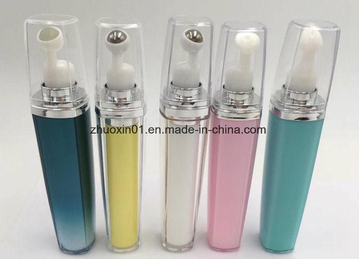 Round Steel Ball Plastic Airless Bottle for Eye Cream