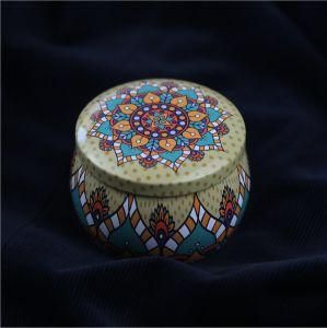 Characteristic Ethnic Scented Candle Tinplate Box
