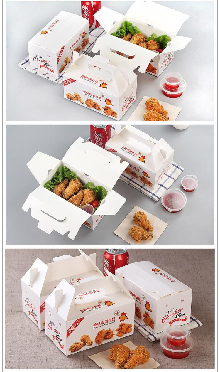 Take Away Food Boxes French Fries Fried Chicken Box Nuggets Paper Fries Packaging Box
