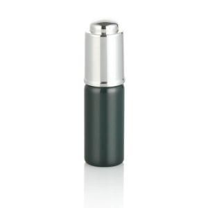 Empty Glass Aromatherapy Essential Oil Bottle with Eye Dropper Silver Cap
