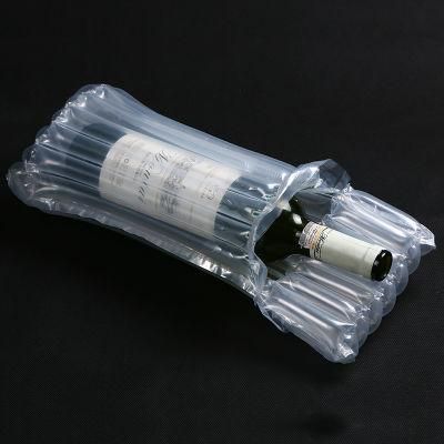 Qpack Custom Reusable Wine Bottle Protector Inflatable Air Column Cushion Bag