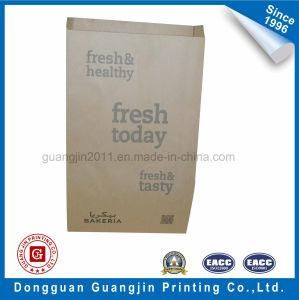 Custom Made Brown Kraft Paper Bag for Bread Packaging
