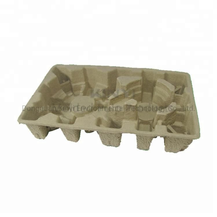 New Packaging Biodegradable Pulp Moulded Tray Manufacturers