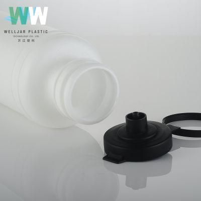 600ml PE Plastic Water Collection Bottle with PP Double Covers