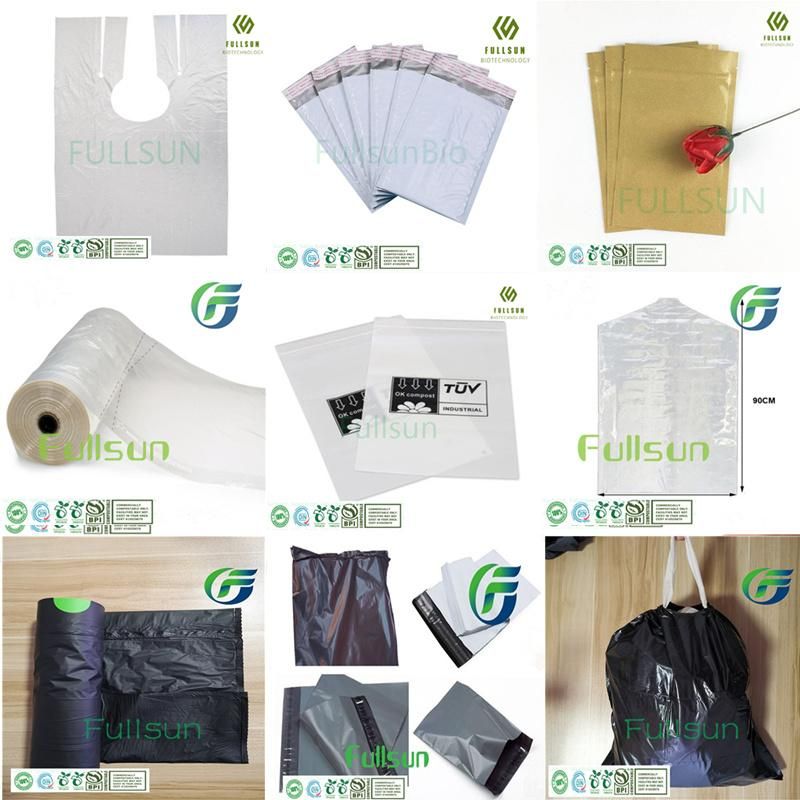 100% Biodegradable Zipper Packaging Self-Seal Top-Open Clothing Plastic Bag