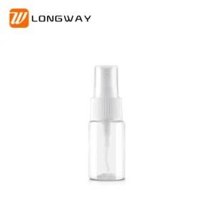 10ml Factory Price Plastic Pet Bottle Spray Bottle with Spray Pump for Cosmetic Packaging
