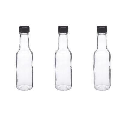 180ml Small Glass Salad Dressing Bottle Glass Bottle for Sauce Dressing