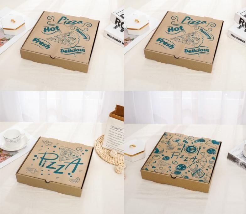 Custom Pizza Box Paper Food Box Pizza Package Box Wholesale Good Quality