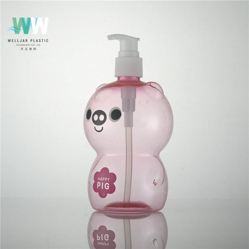 500ml Plastic Pet Empty Kid Bottle with Lotion Pump