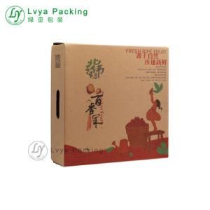 Custom Printed Corrugated Foldable Fruit Package Paper Box