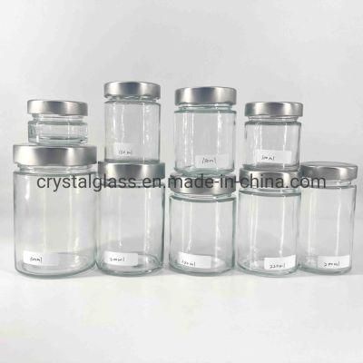 100ml 150ml 220ml 280ml 380ml 500ml 750ml Round Food Glass Jar Jam Wholesale