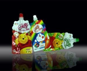 Plastic Stand-up Yogurt Packaging Bag, Stand-up Shaped Milk Spout Pouch