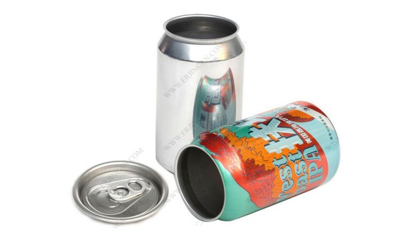 BPA Free 355ml Aluminum Cans with Top