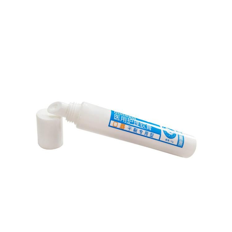 15g Plastic Cosmetic Packaging One-Piece Nozzle Lip Gloss Tube
