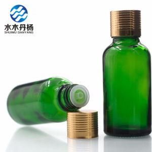 Wholesale 30ml Green Color Oil Dropper Glass Bottle Essential Oil Bottle