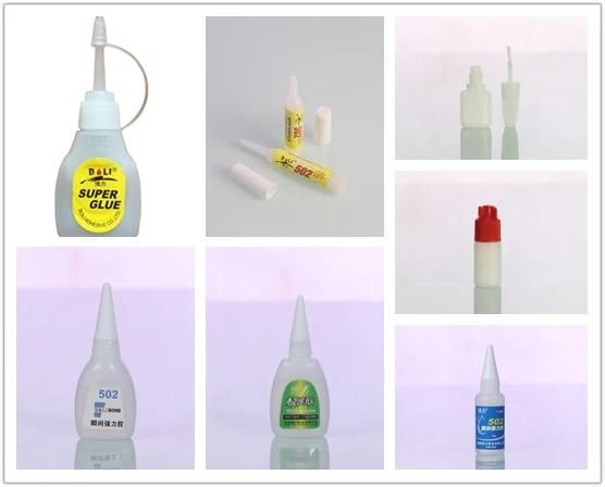 Factory Price HDPE 5g Plastic Bottle with Brush for Super Glue