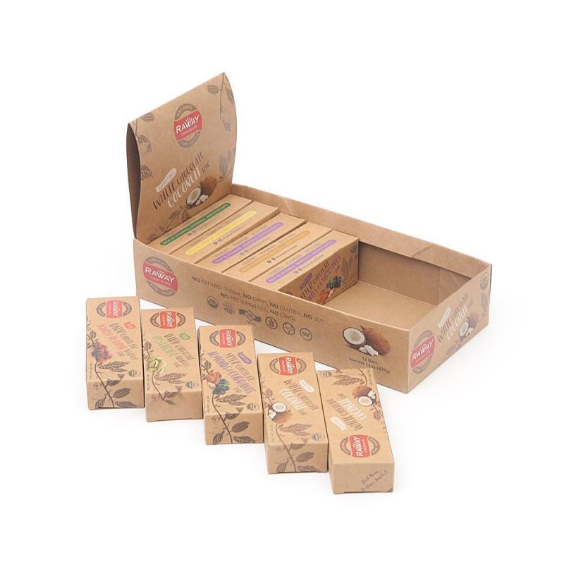 Customized Food Grade Kraft Paper Printing Display Box for Food Packaging