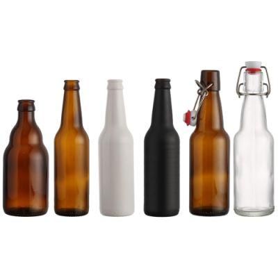 2L 1/2 Gallon Amber/Brown Glass Growler Red Wine Jugs Glass Beer Jug Glass Bottle with Handle