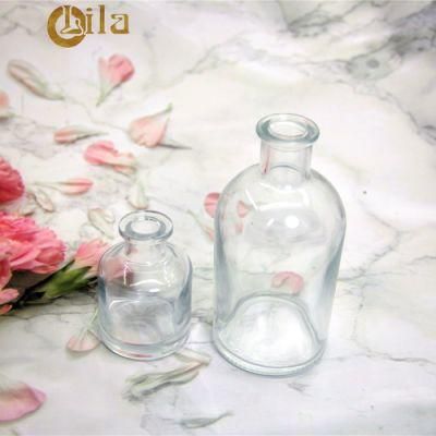 Low Price 50ml 200ml Boston Round Aromatherapy Bottles Diffuser Glass Bottle with Reed