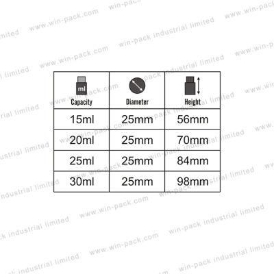 15ml 20ml 25ml 30ml Pretty Empty Frosted Glass Packaging Bottle with Serum Pump