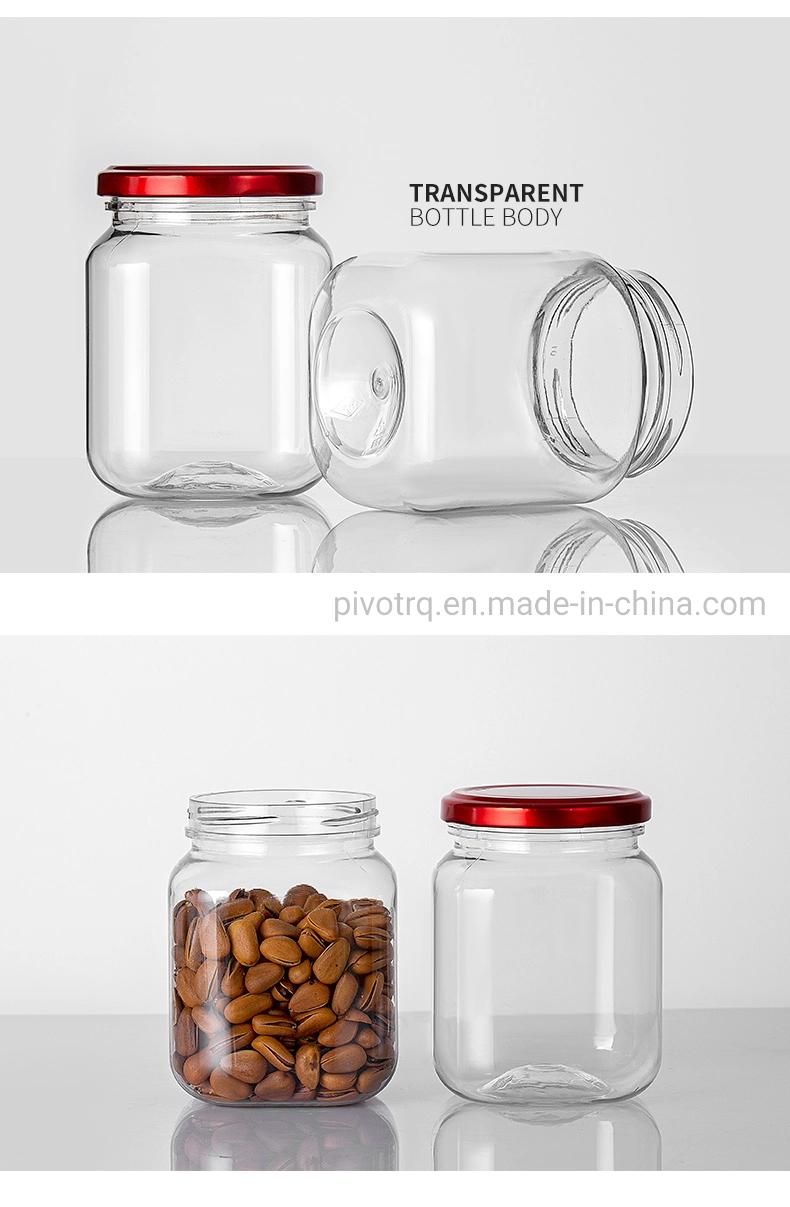 370ml Empty Pet Plastic Peanut Butter Bottle Seasoning Bottle Satay Sauce Bottle