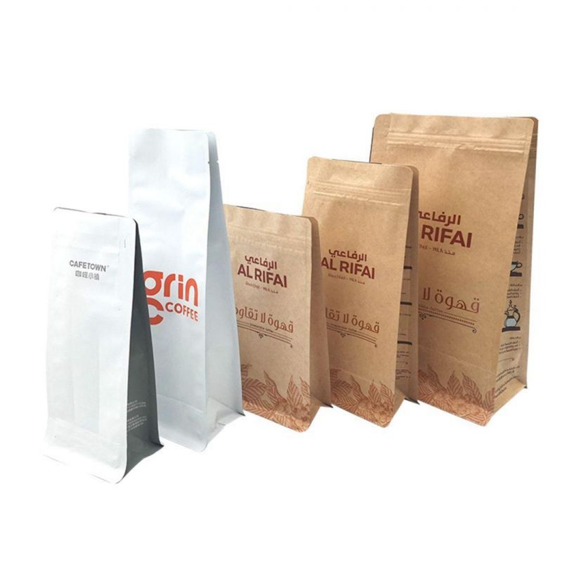 500g Cashew Packaging Plastic Bag with Window and Zipper