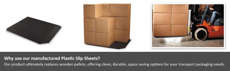 Reduced Costs OEM 0.9mm Pallet Packing Plastic Slip Sheet