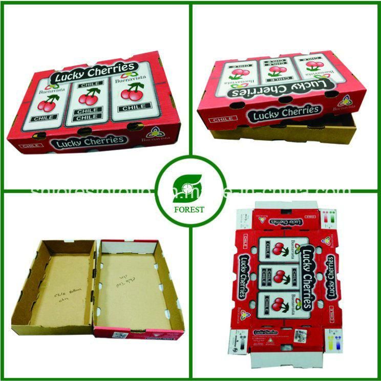 High-Quality Banana Carton Packaging Box, Fresh Fruit Corrugated Box Packaging (FP0200010)