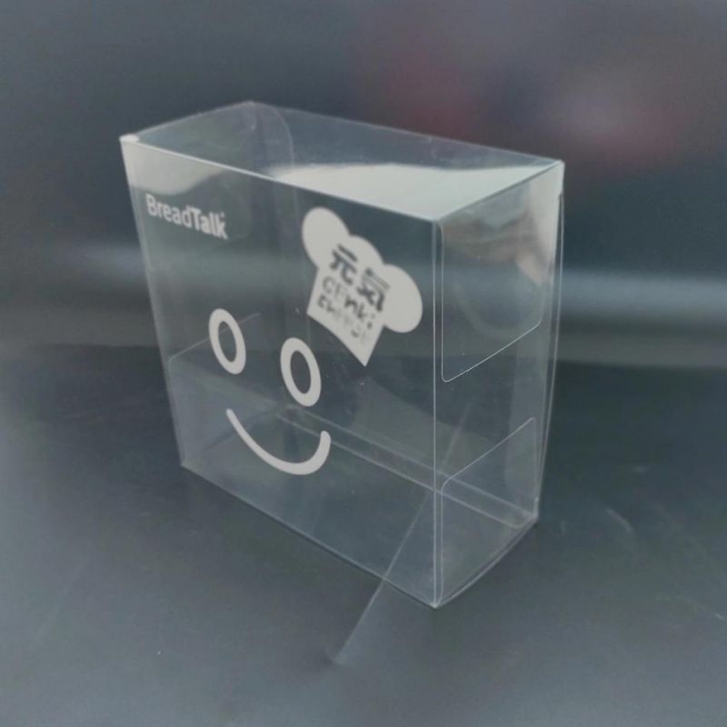 PET Foldable Clear Plastic Bread and bakery Packaging Box