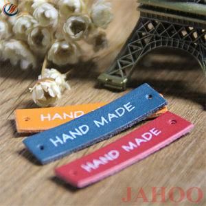 Colorful Quality PU Print Leather Label for Jeans