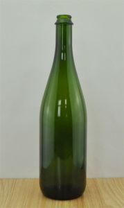 Empty Green Glass Container /Packing /Bottle for Champagne