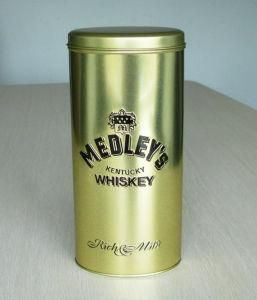 Luxurious Whiskey Tin Can