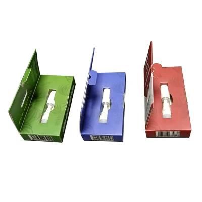 Custom PVC Small Window and Hook Vape Cartridge Packaging