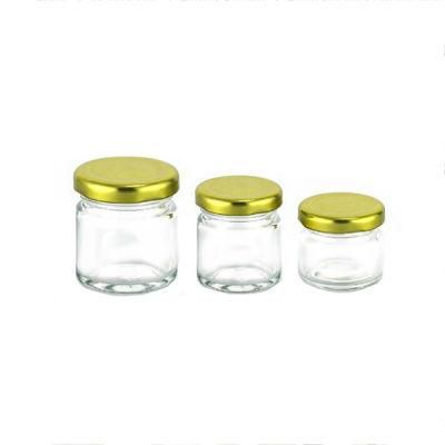 75ml Small Empty Round Jam Honey Stoeage Jar Glass Jar Packaging Jar