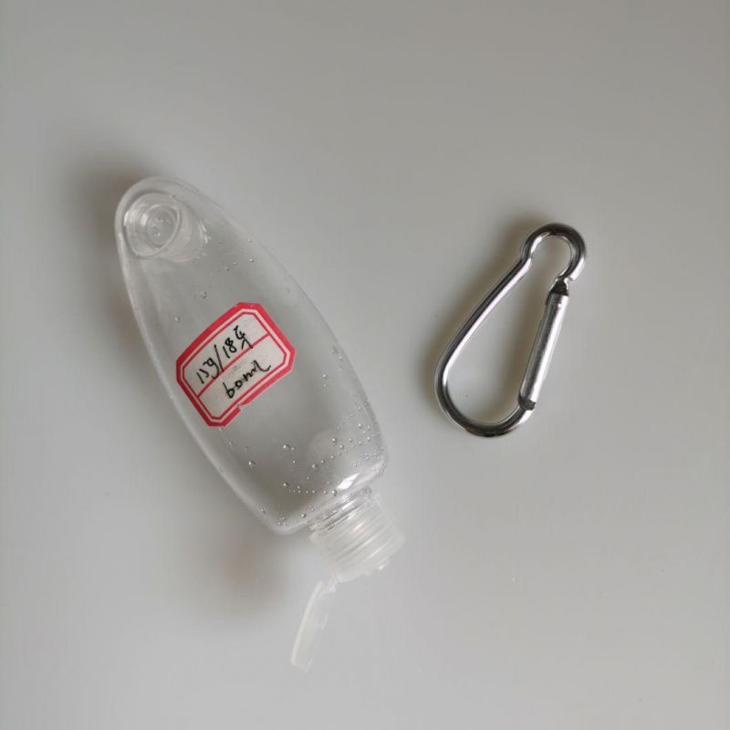 Travel Containers Customisable Mini Small Hand Sanitizer Keychain Hook Bottle