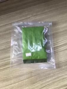 Custom Logo Printing Plastic Three Side Seal Aluminum Foil Bag with Ziplock