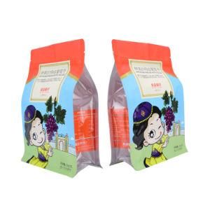 Coffee Tea Snack Fruit Printed Zipper Food Packaging Ziplock Rice Laminated Paper Zip Lock Bag Packaging Pouch