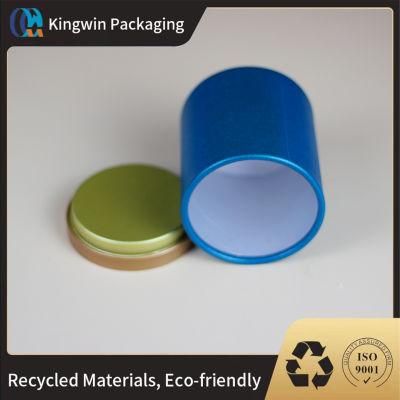 Paper Cylinder Kraft Paper Box Packaging Tube Plastic Lid Metal Lid Paper Tube