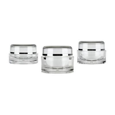 50g Round Frosted Acrylic Jar for Neck and Face Cream