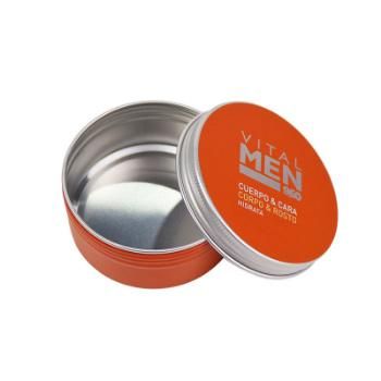 Colored Screwed Cap Cosmetic Tin Aluminum Jars