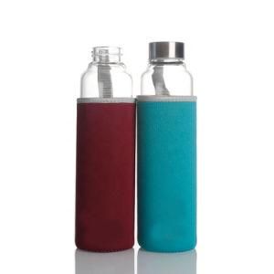 Customizable BPA Free Glass Water Bottle 300ml 400ml 500ml Hot Sale Glass Water Bottle