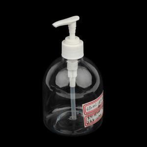 Wholesale Clear Plastic 500ml Manufacturer Soap Dispenser Pet Bottle with Lotion Pump