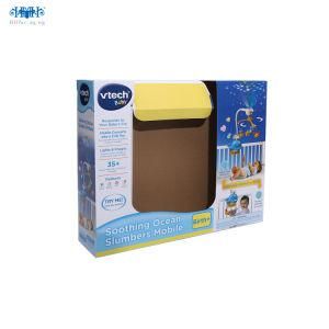 Custom Toys Doll Luxury Packaging Paper Corrugated Cardboard Box with Clear PVC Window