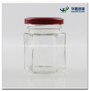 3oz 100ml Hexagonal Honey Glass Jar with Screw Cap