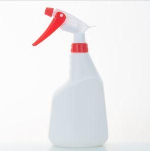 800ml HDPE Plastic Flat Shape 28 Neck Chemical Spray Cleaning Bottle