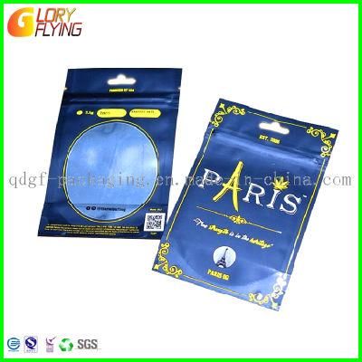 Plastic Mylar Bag with Smell Proof and Childproof/ Tobacco Zipper Bag