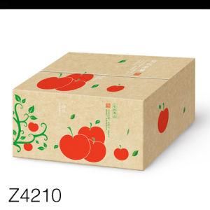 Z2410 Customized Printing Fresh Fruit Apple Banana Carton Packaging Box with Paper Tray Insert