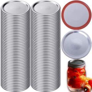Factory Sale 70mm 86mm Bulk Regular Aluminum Canning Lids Mason Jar Lids